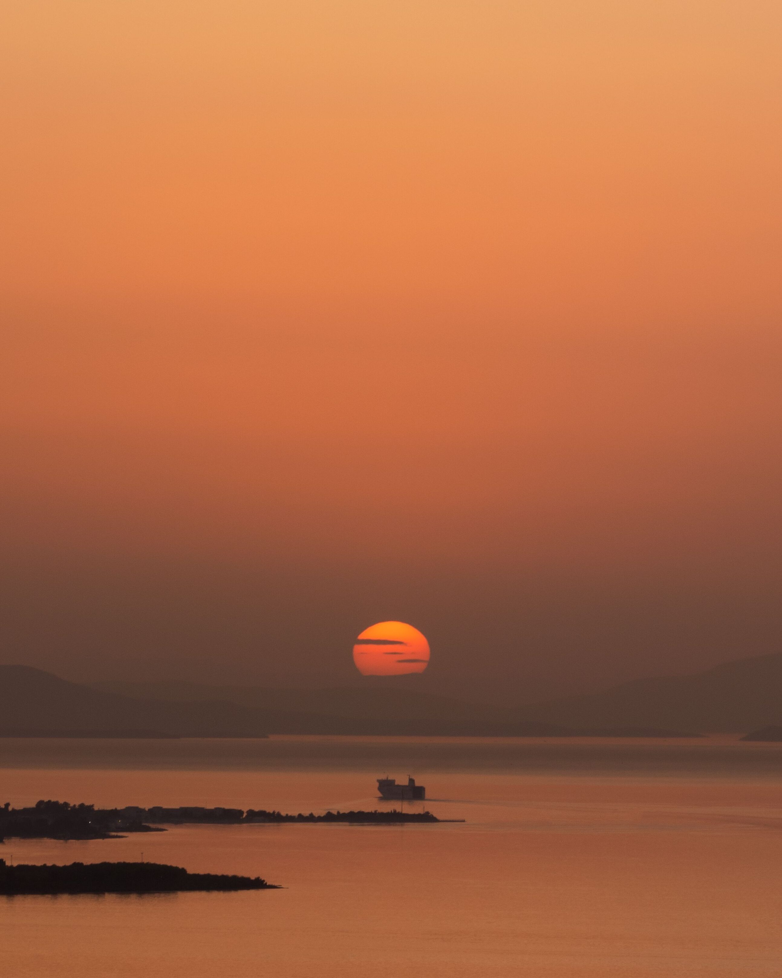 Sunrise over sea